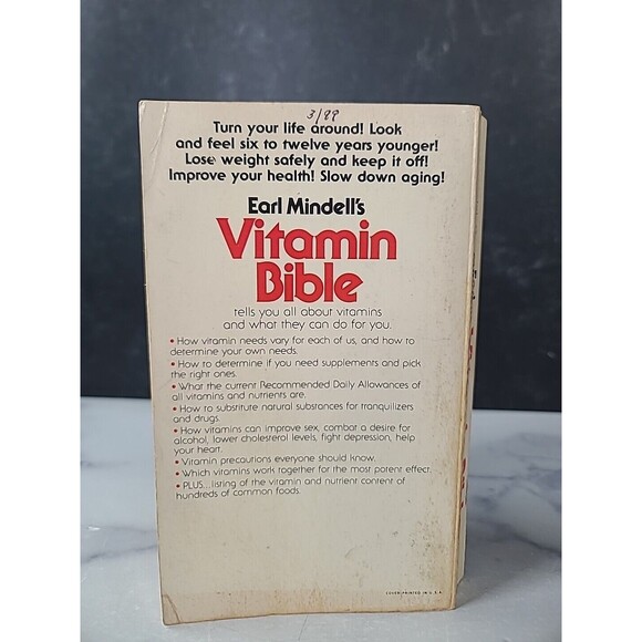Earl Mindell Vitamin Bible Paperback - Picture 9 of 10